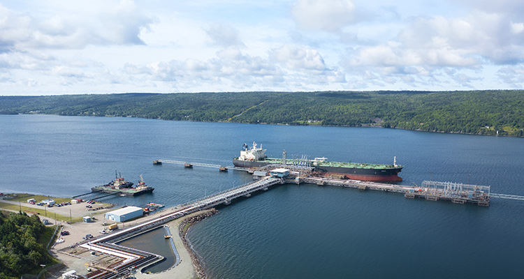 EverWind Fuels facility located at Point Tupper in Nova Scotia, Canada