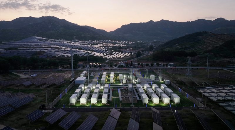 Masdar's utility-scale solar farm and battery energy storage system designed to provide continuous renewable electricity in Abu Dhabi.