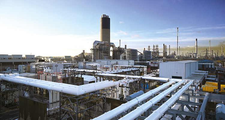 the VPI Immingham combined heat and power plant in Immingham