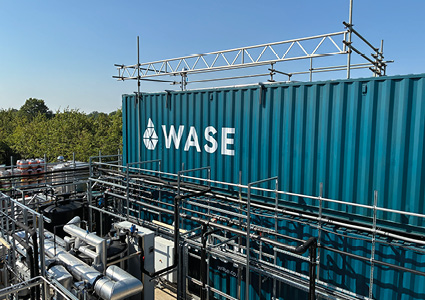  a modular waste-to-energy and wastewater treatment container system by WASE